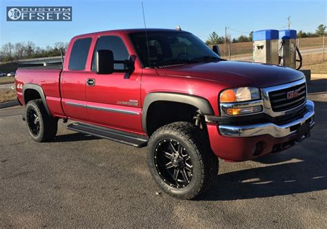 2007 Gmc Sierra 2500 Hd Classic Fuel Maverick Cognito Leveling Kit Custom Offsets