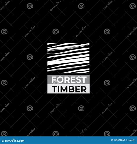 Timber Vector Logo Stock Vector Illustration Of Plant 143022867