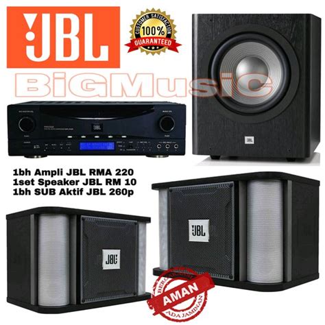 Jual Paket Sound System Karaoke Jbl Rma Rm Sub P Original Di