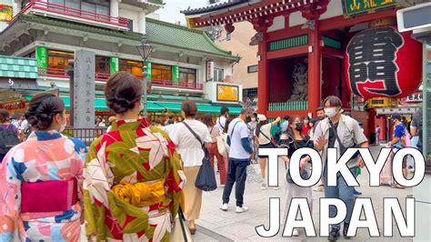 4KTokyo Asakusa Walking Tour Japan YouTube