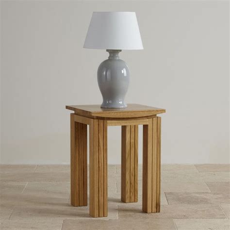 Natural Solid Oak Side Tables Side Table Tokyo Range Oak