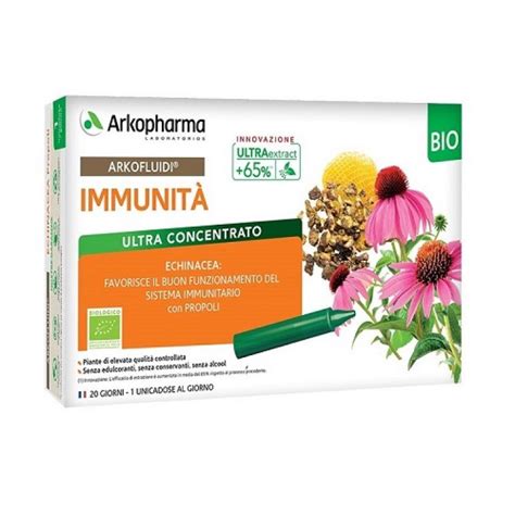 Arkofluidi Immunit Bio Flaconcini Farmacia Di Fiducia