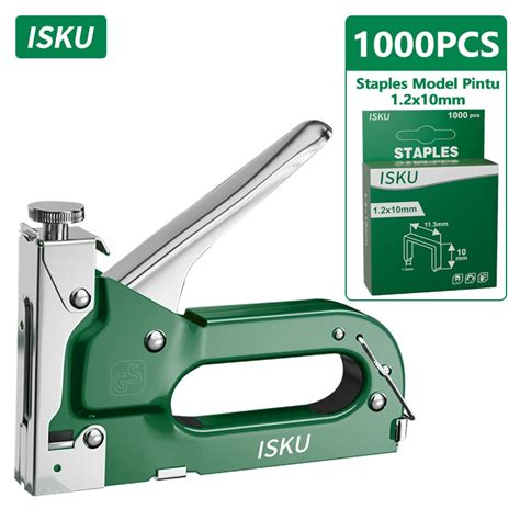 Jual ISKU Isi Staples Tembak Jok Motor Stapler Tembak Kayu Gun Paku