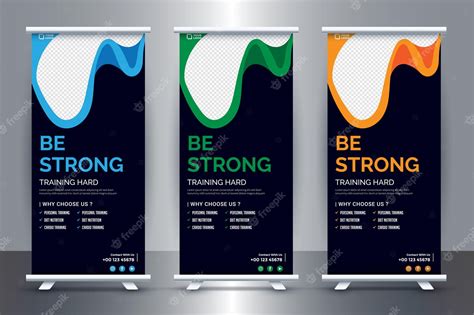 Premium Vector | Fitness x banner design