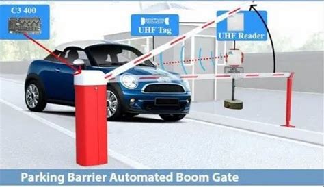 Red Aluminium Essl Faac Zkteco Secureye Parking Automated Boom Barrier