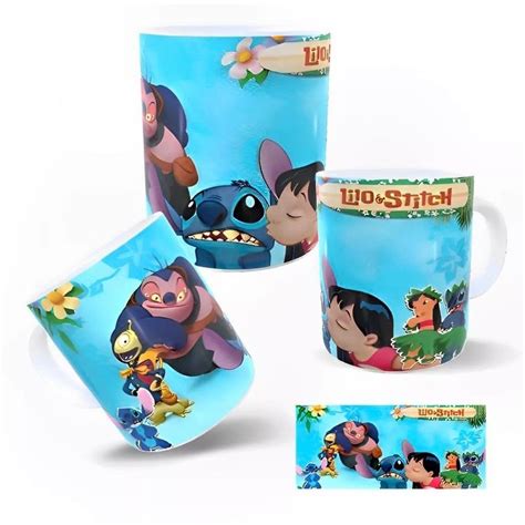 Caneca Personalizada Lilo Stitch E Moana Shopee Brasil