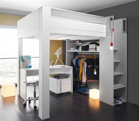 Lit Mezzanine Avec Rangement Mod Les Tendance Et Pratiques