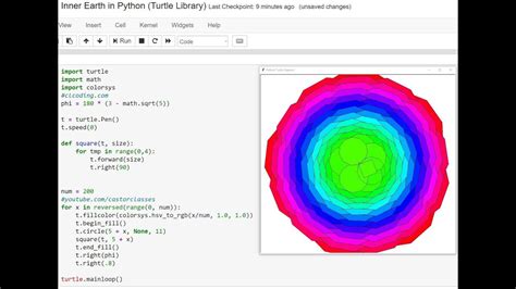 Inner Earth In Python Turtle Library Youtube