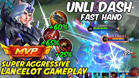 UNLI DASH FAST HAND LANCELOT AND AGGRESSIVE GAMEPLAY 2024 LANCELOT