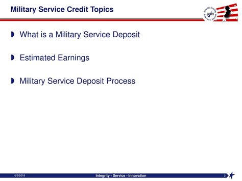 Military Service Credit Ppt Download