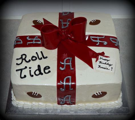 Alabama Crimson Tide Cake — Birthday Cakes | Alabama cakes, Cake, Alabama crimson tide