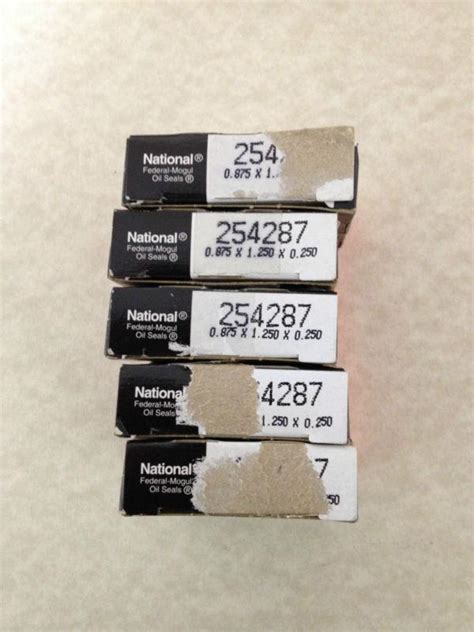 Find 254287 National Federal Mogul Oil Seal In Warren Ohio Us
