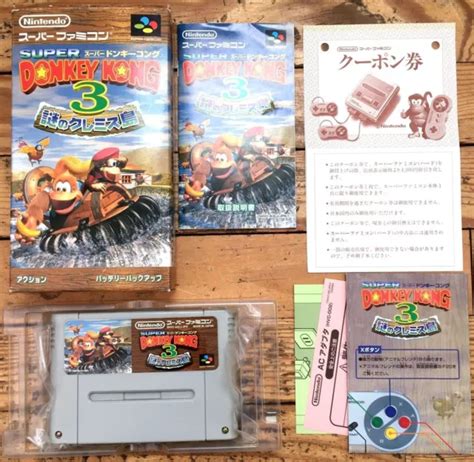 Donkey Kong Country Complet Super Nintendo Famicom Snes Sfc Japan Cib