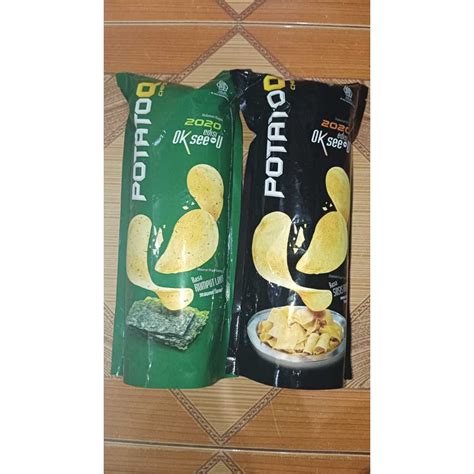 Jual PotatoQ Chips Rasa Rumput Laut Sosis Meksiko 50 Gr Shopee