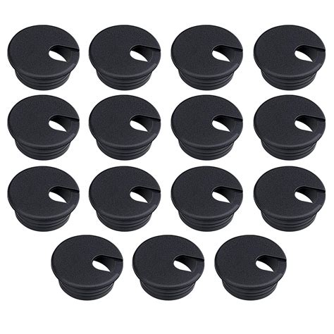 Amazon 15 Packs Desk Grommet 1 5 Inch 38mm Cable Hole Cover