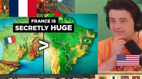 American Reacts Why France Is Secretly The World S Th Biggest Country