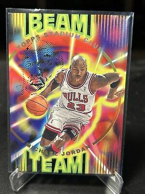 Topps Stadium Club Michael Jordan Beam Team B Chicago Bulls