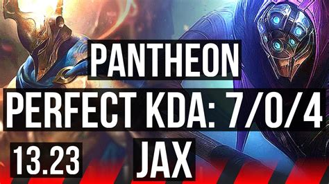 PANTHEON Vs JAX TOP 7 0 4 Godlike 300 Games KR Master 13 23