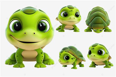 Animated Baby Turtle Sea Turtle Animal Cute Turtle Png Transparent