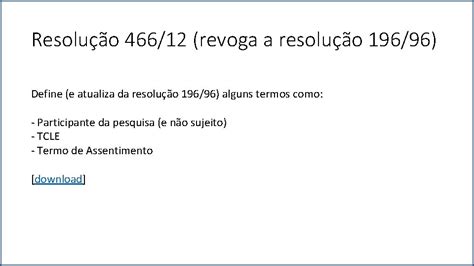 Orientaes Sobre O Comit De Tica Em Pesquisa