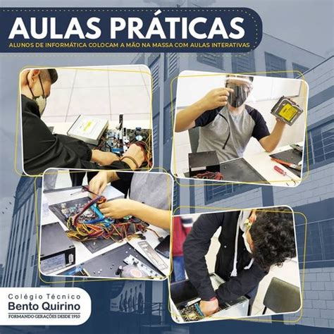 Aulas Pr Ticas Col Gio T Cnico Bento Quirino