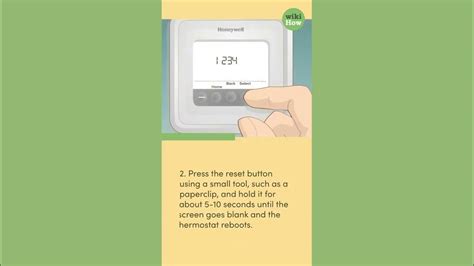 How To Reset Honeywell Thermostat Youtube