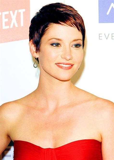 Chyler Leigh Short Thin Hair Short Hair Styles Hair Looks