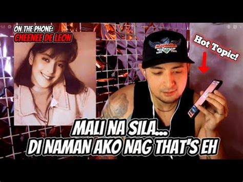 CHEENEE DE LEON NAGSALITA NA | HOT TOPIC #trending - YouTube