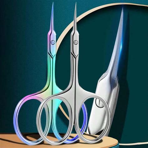 1 Pc Russian Manicure Scissors Cuticle Scissors Nail Pedicure Clipper