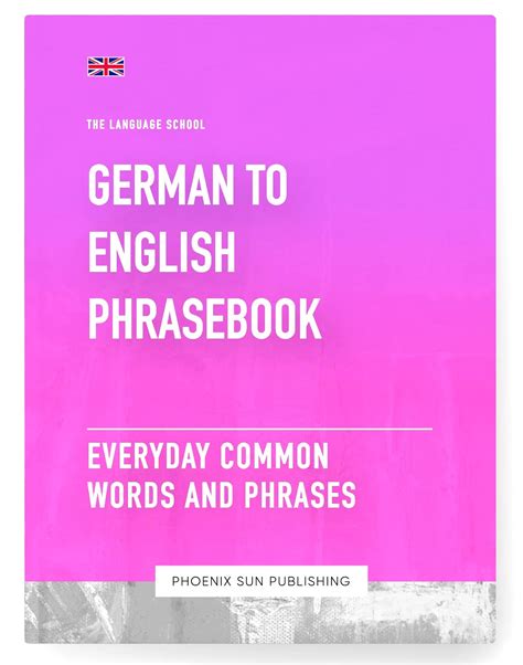 German To English Phrasebook Everyday Common Words And Phrases The