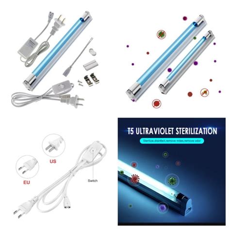 COD4 T5 Ozone UV Germicidal Lamp LED Tube Ultraviolet Sterilizer Light