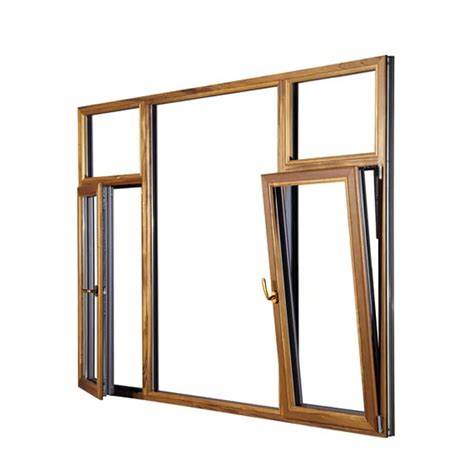 Inward Opening Window American Oak Inward Tilt Turn Sliding Window