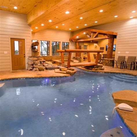 A Cabin The Only Place You Can Experience A Pool In The Middle Of