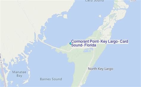 Cormorant Point Key Largo Card Sound Florida Tide Station Location Guide