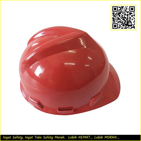 Helm Safety Kse K3 Officer Penutup Kepala Proyek A3 Merah Inner Biasa