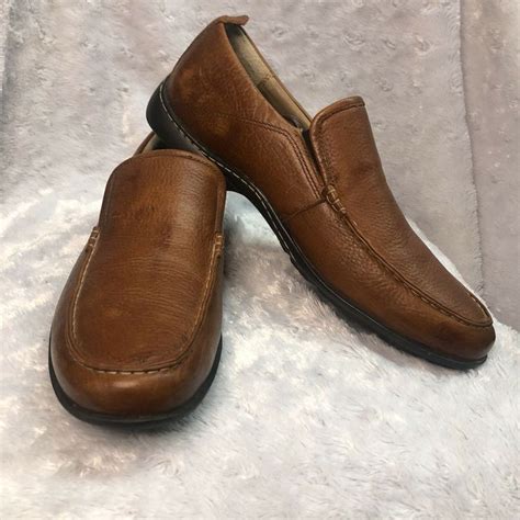 Hush Puppies Lunar Ii Slip On Loafers Brown Mens 115 Men Dress Dress Shoes Hush Hush Lunar