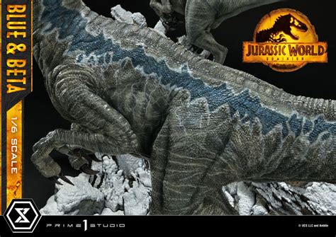 1 6 Sixth Scale Statue Blue Beta Bonus Version Jurassic World