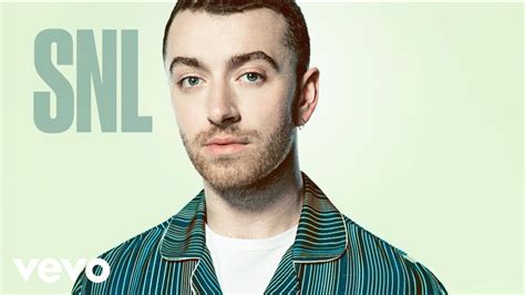 Sam Smith Too Good At Goodbyes Live On Snl Youtube Music