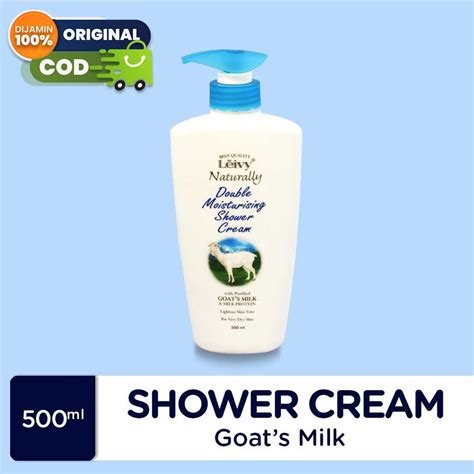 Jual Leivy Shower Cream Goats Milk Ml Pump Shopee Indonesia