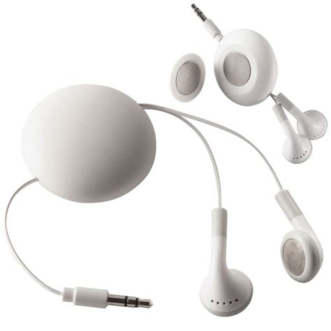 Retractable Earphones | Branded Promotional Phone Accessories | 7727