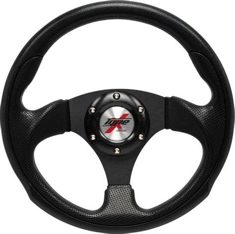 AutoStyle Universeel sportstuur Eruption Ø295mm Zwart PU Leder