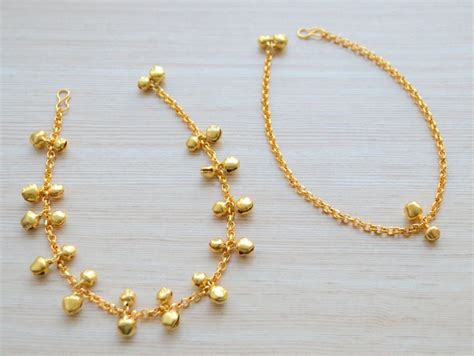 Traditional Gold Anklets Designs