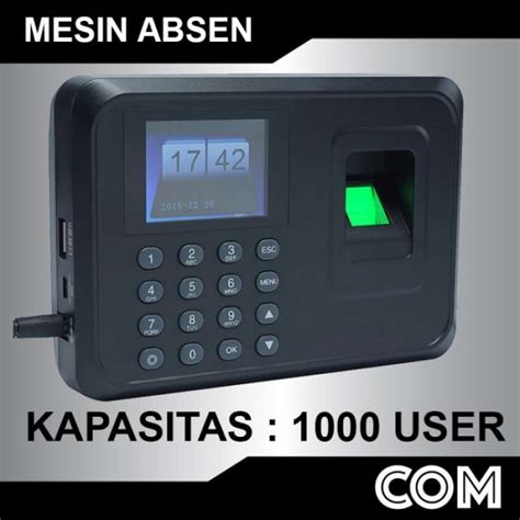 Jual Mesin Absensi Mesin Absen Sidik Jari Finger Print