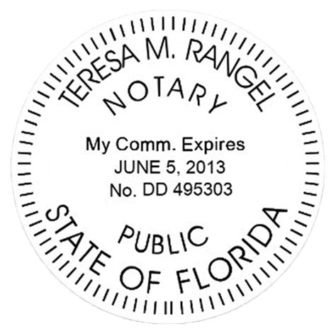 Florida Notary Stamps Tagged Notary Embosser