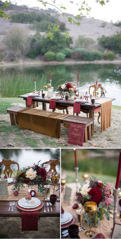 Color Marsala Y Grandes Ideas Para Decorar Tu Boda Marsala Wedding