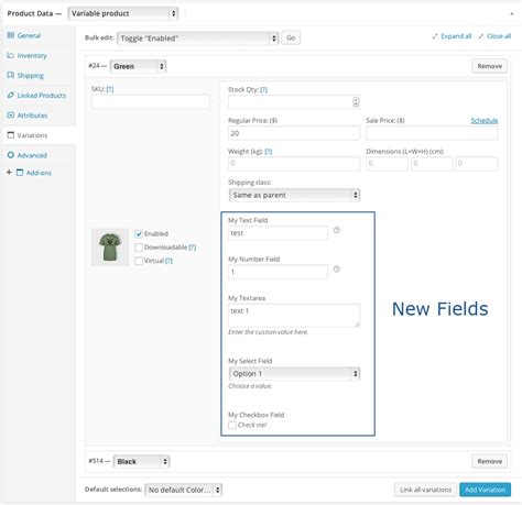 Woocommerce Custom Fields For Variations Remi S Blog