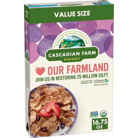 Cascadian Farm Organic Raisin Bran Cereal 16 75 Oz Walmart