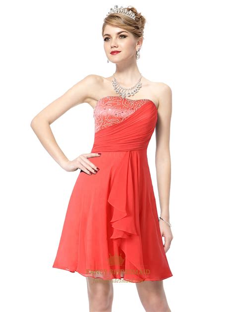 Next Prom Coral Bridesmaid Dresses Next Prom Dresses