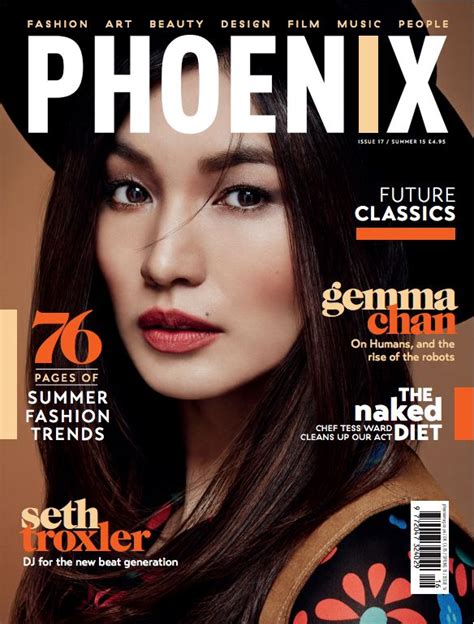 Gemma Chan Covers Phoenix Magazine July 2015