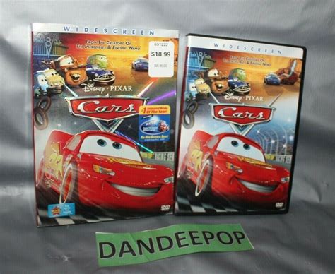 Disney Pixar Cars Dvd 2006 Full Frame